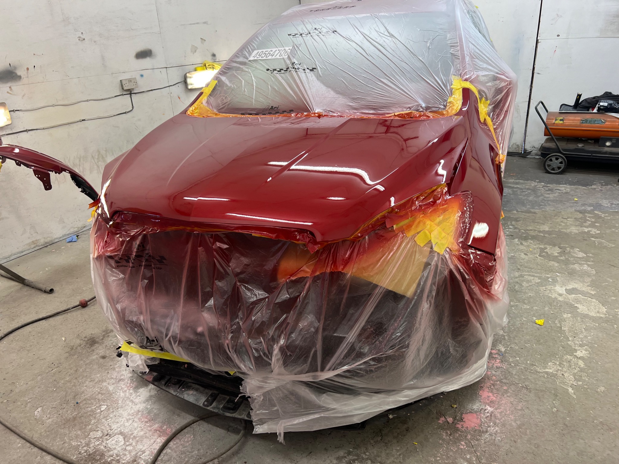 Full paint finish